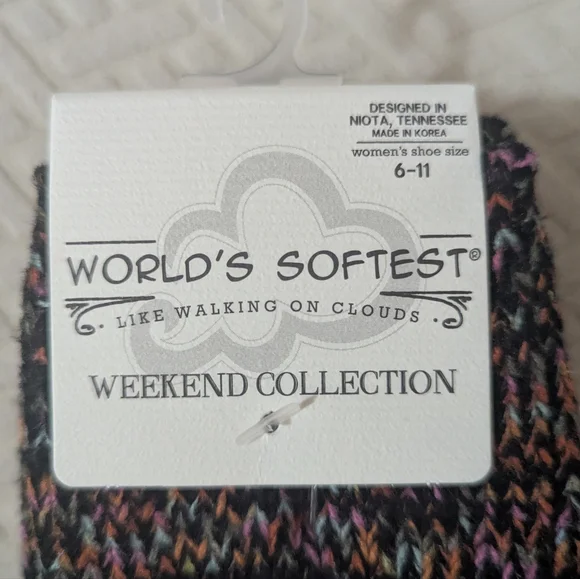 NWT World's Softest Socks **Sold Individually** - Women's Size 6-11 - Picture 2 of 8